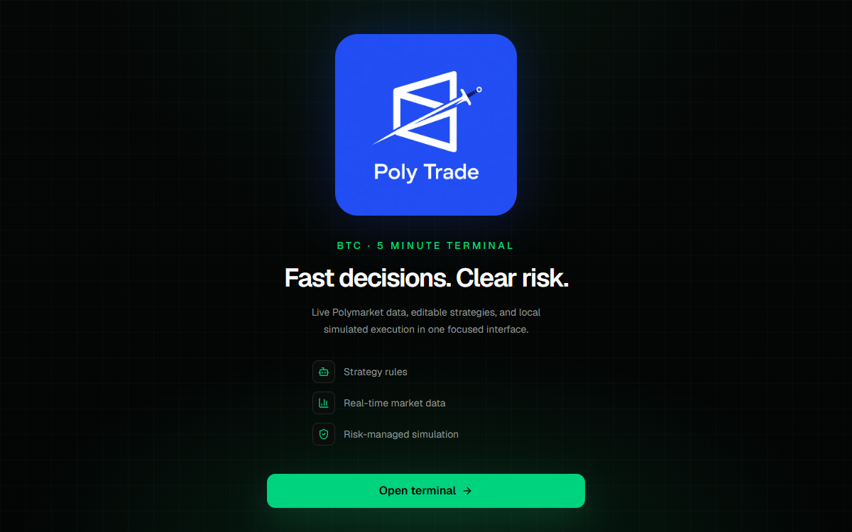 Preview of Poly Trade website